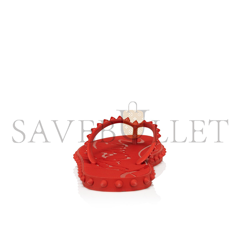 ch**an louboutin S*per loubi flipflip flops rubber loubi women 1230961r251